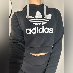 Cropped Adidas Hoodie